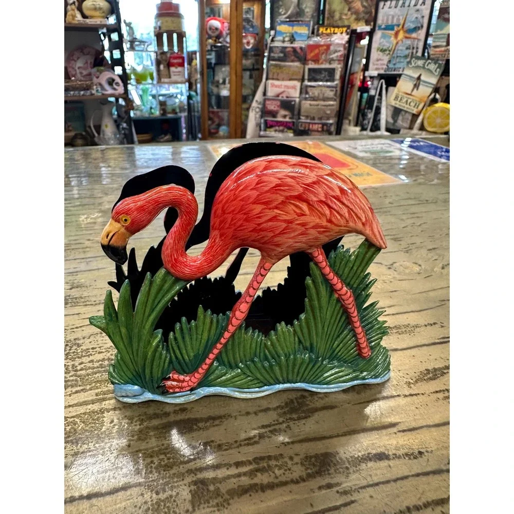 Vintage Flamingo Napkin Holder